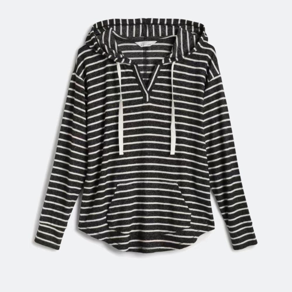 Kallon Brushed Knit Hoodie Sweatshirt